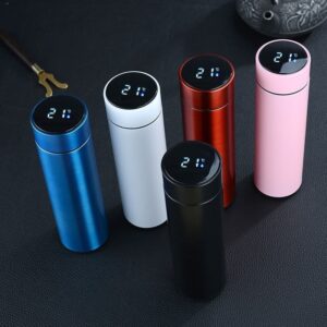 smart temperature display thermos