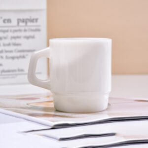 milk glass mug