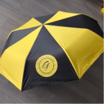 Parasol pu leather portable folding makeup mirror (复制)
