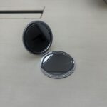 PU Leather Portable Folding Makeup Mirror pu leather portable folding makeup mirror