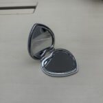 PU Leather Portable Folding Makeup Mirror pu leather portable folding makeup mirror