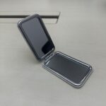 PU Leather Portable Folding Makeup Mirror pu leather portable folding makeup mirror