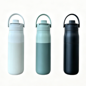 dual tone stainless steel space bottle