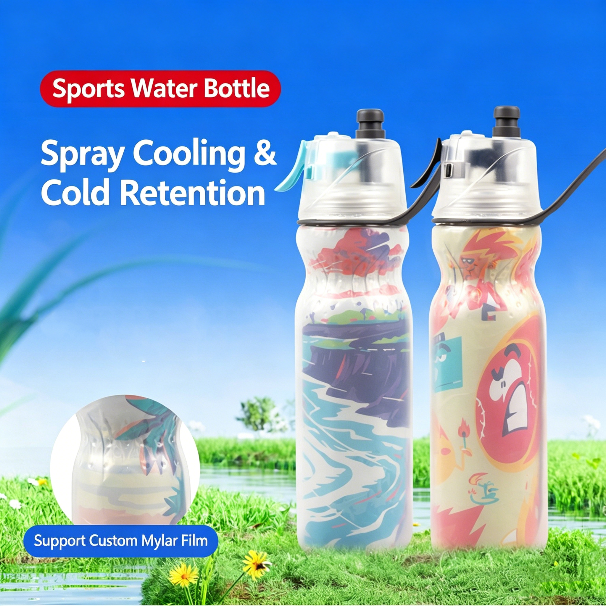 spray sports water bottle spray sports water bottle